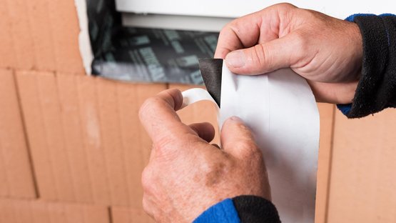 Verarbeitungsschritte: vor Fenstermontage