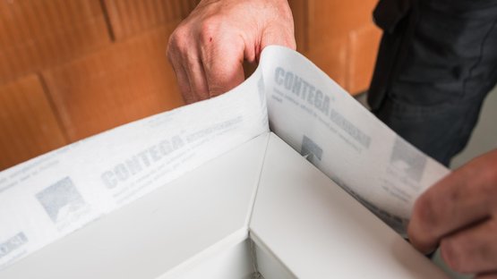 3. Eckfalte ausbilden